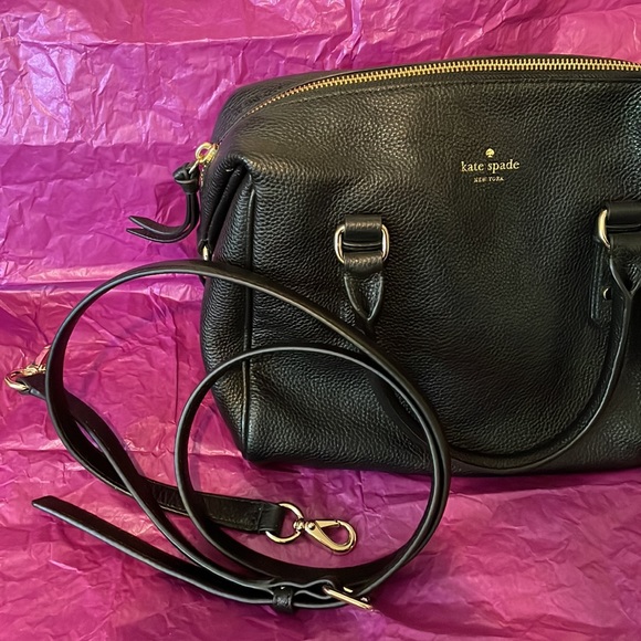 KATE SPADE NEW YORK JULIANNE MULBERRY STREET LEATHER SATCHEL - Picture 7 of 12